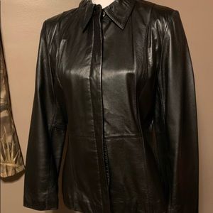 VTG Genuine Leather Shirt Jacket